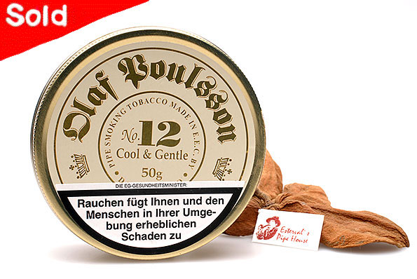 Olaf Poulsson No. 12 Cool & Gentle Pipe tobacco 50g Tin